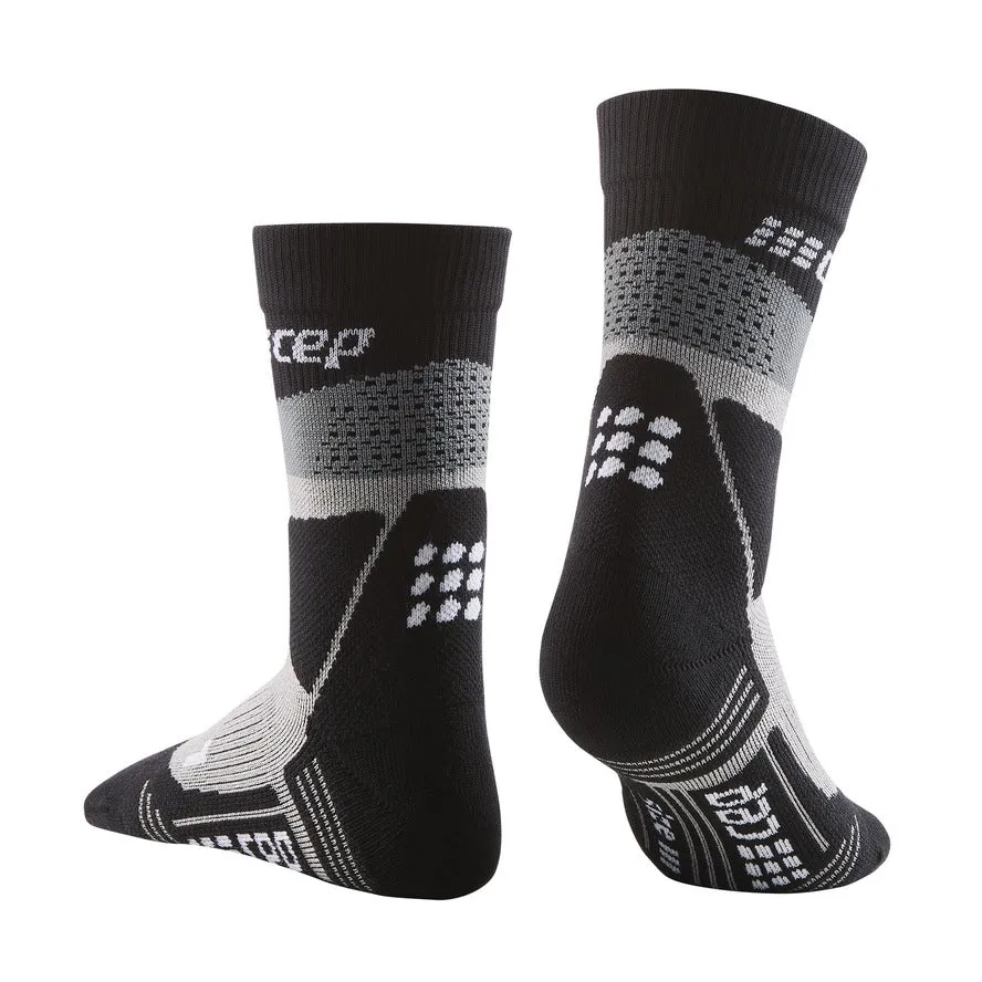 CEP | Hiking Max Cushion Mid Cut Compression Socks | Women's | Black