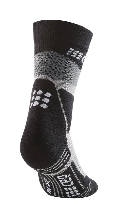 CEP | Hiking Max Cushion Mid Cut Compression Socks | Women's | Black