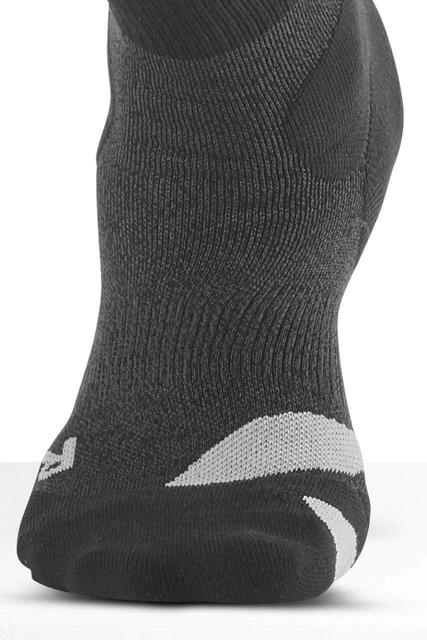 CEP Men's Hiking Merino Mid-Cut Socks - Stone Grey/Grey