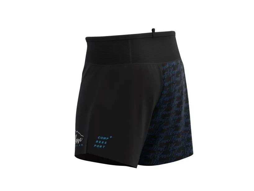 Compessport Men's Trail Racing Short - Mont Blanc 2022 - BLACK