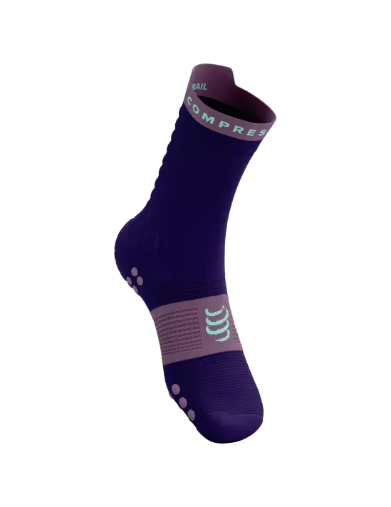 Compressport Unisex's Pro Racing Socks v4.0 Trail - Purple/Grape