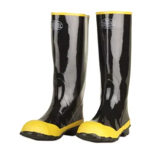 Cordova Cotton Lined Yellow Black Boots Rubber Steel Toe - BST