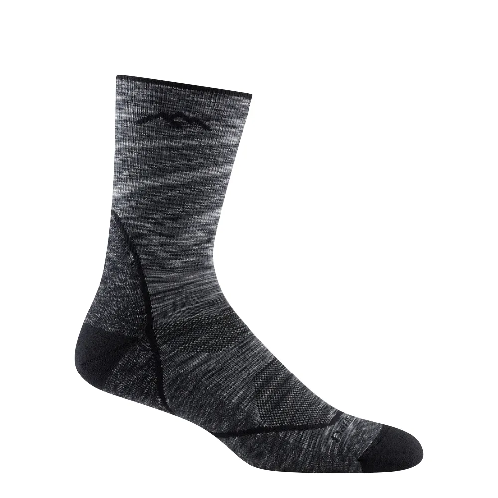 Darn Tough Men's Light Hiker Micro Crew Lightweight Hiking Sock in Space Gray