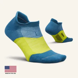 Feetures! | Merino 10 | Max Cushion | No Show Tab | Elemental Blue