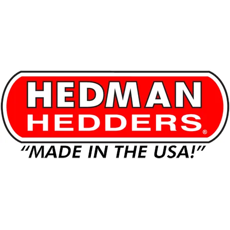 Hedman Hedders Street Headers - 1.625 in Primary - 3 in Collector - Black Paint - Small Block Chevy - GM Fullsize SUV / Truck 1967-91 69230 - Pair