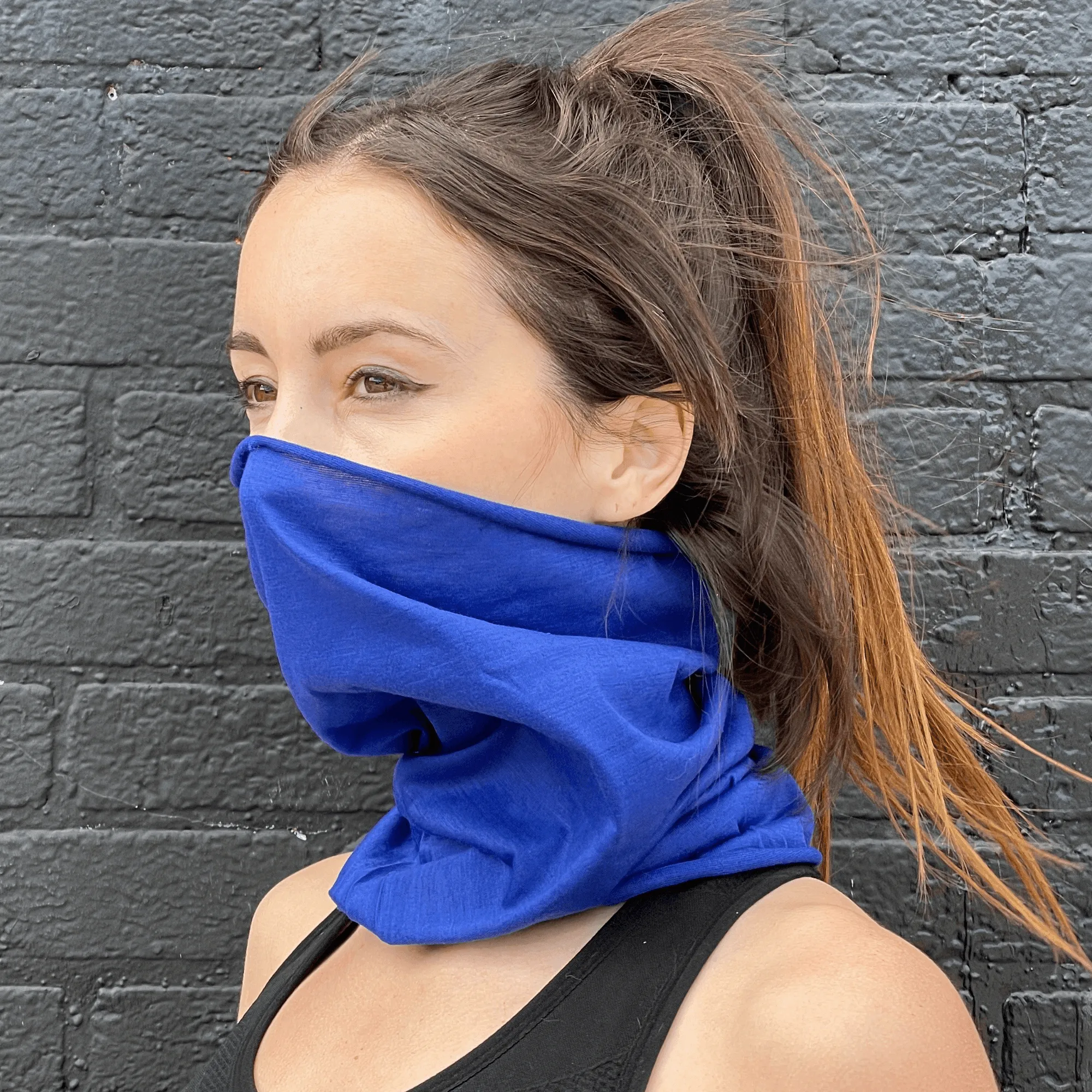 Hemless Neck Gaiter for Outdoor Activities