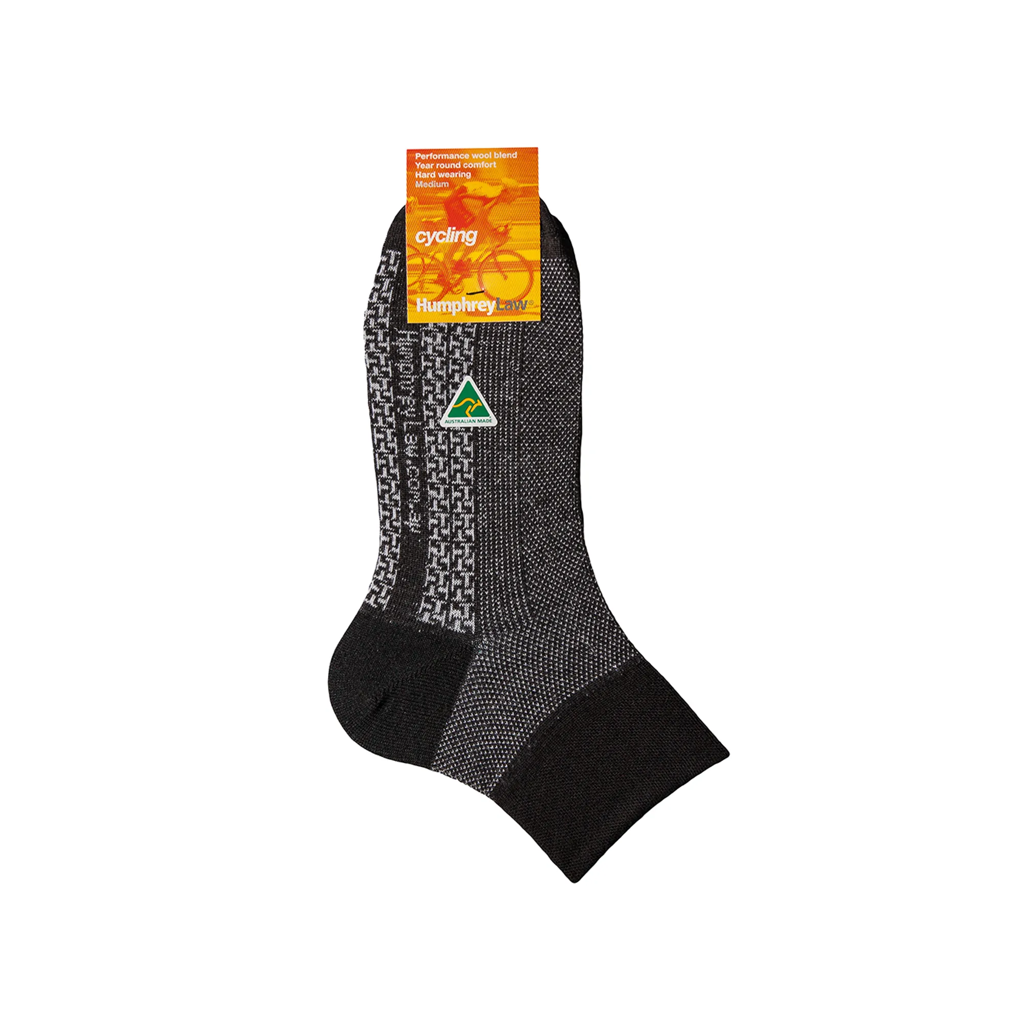 Humphrey Law 27B Merino Wool Ankle Socks - CYCLING