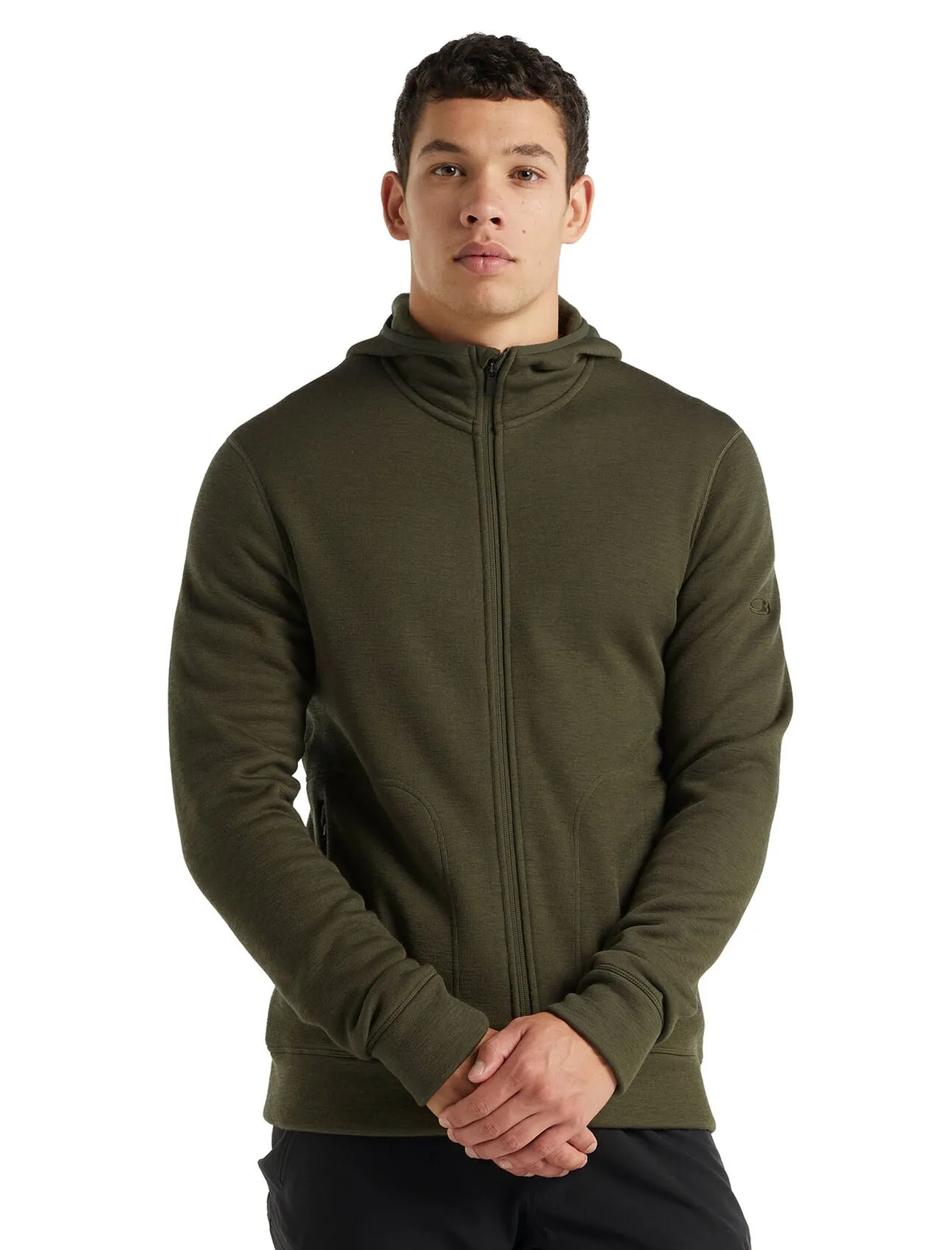 Icebreaker Mens Elemental LS Zip Hood