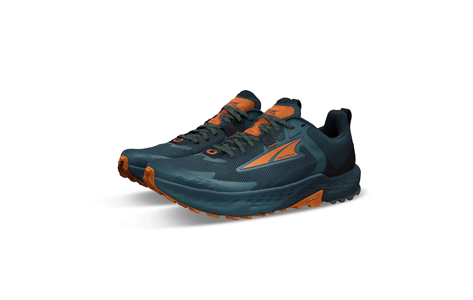 MEN'S ALTRA TIMP 5 TRAIL AL0A85PE4801 COLOR:  BLUE ORANGE