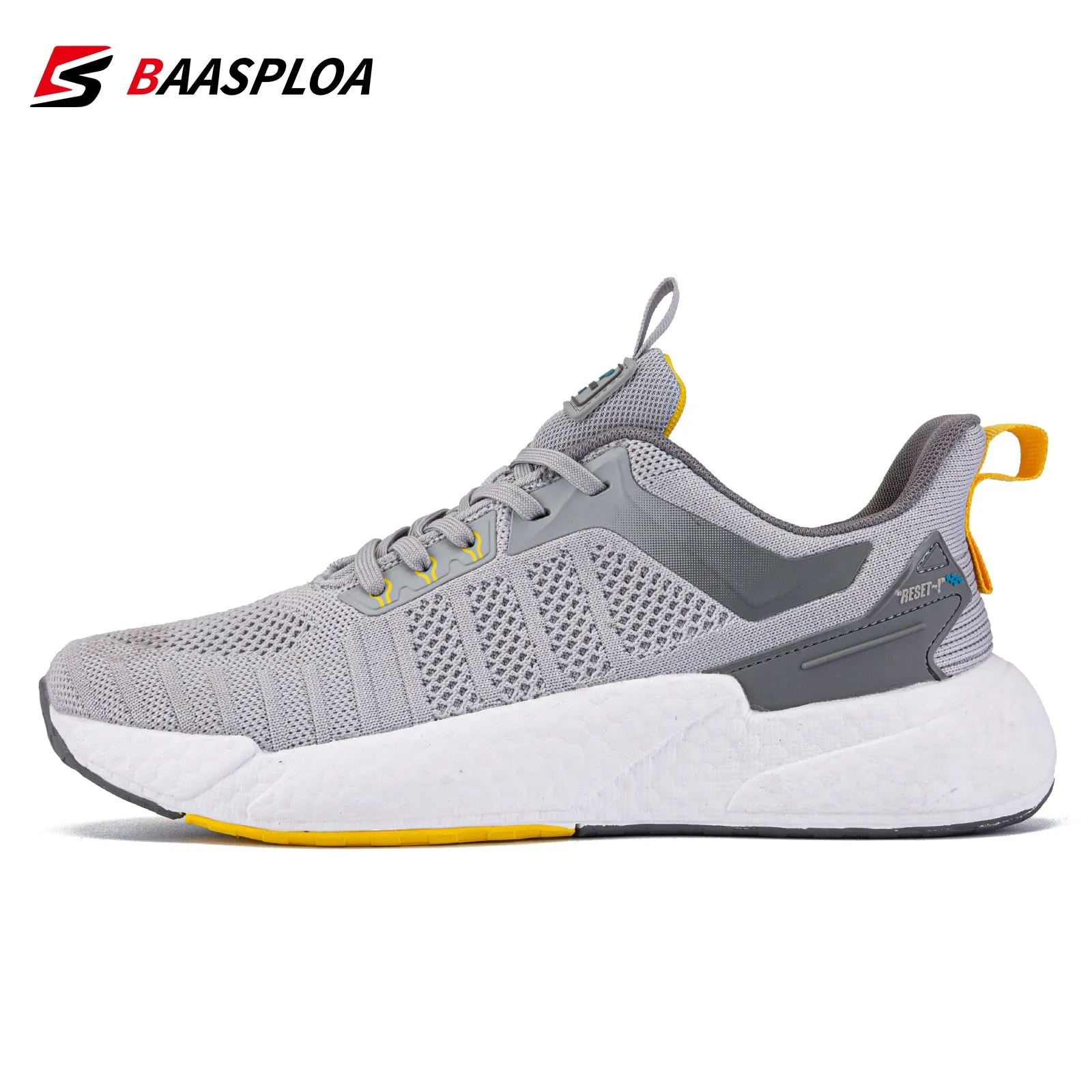 Men's Comfortable Knit Walking Shoes Breathable Fashion Sneaker Anti-Slip Shock-Absorbing Casual Sneakers Shoes