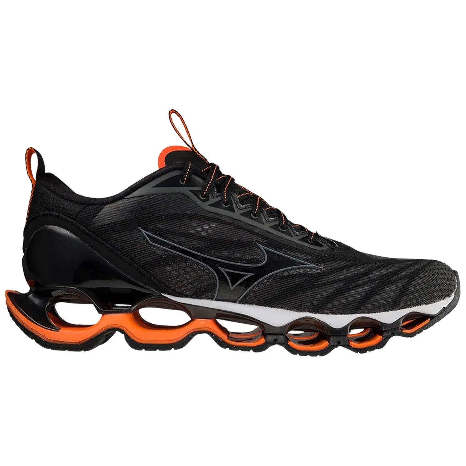 Mizuno Wave Prophecy 11 - Mens - Dark Shadow/Black/Shocking Orange