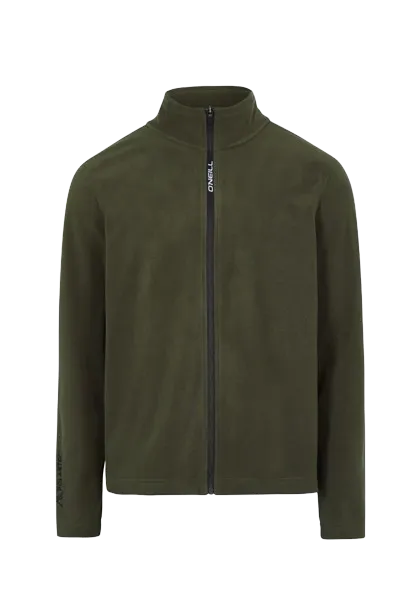 Oneill Jacks Full Zip Fleece Mens Forest Night