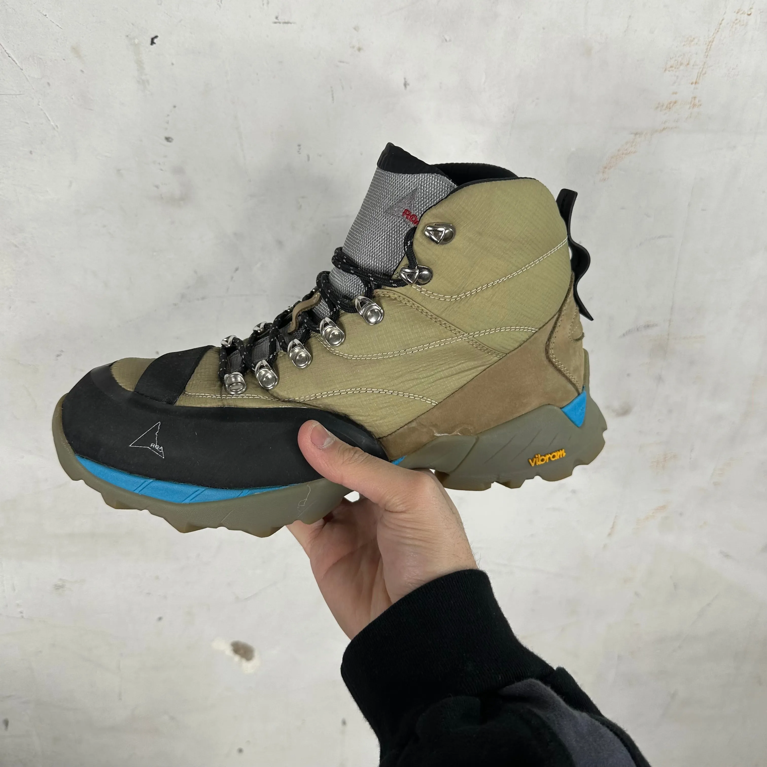 ROA Olive Nylon Hiking Boots