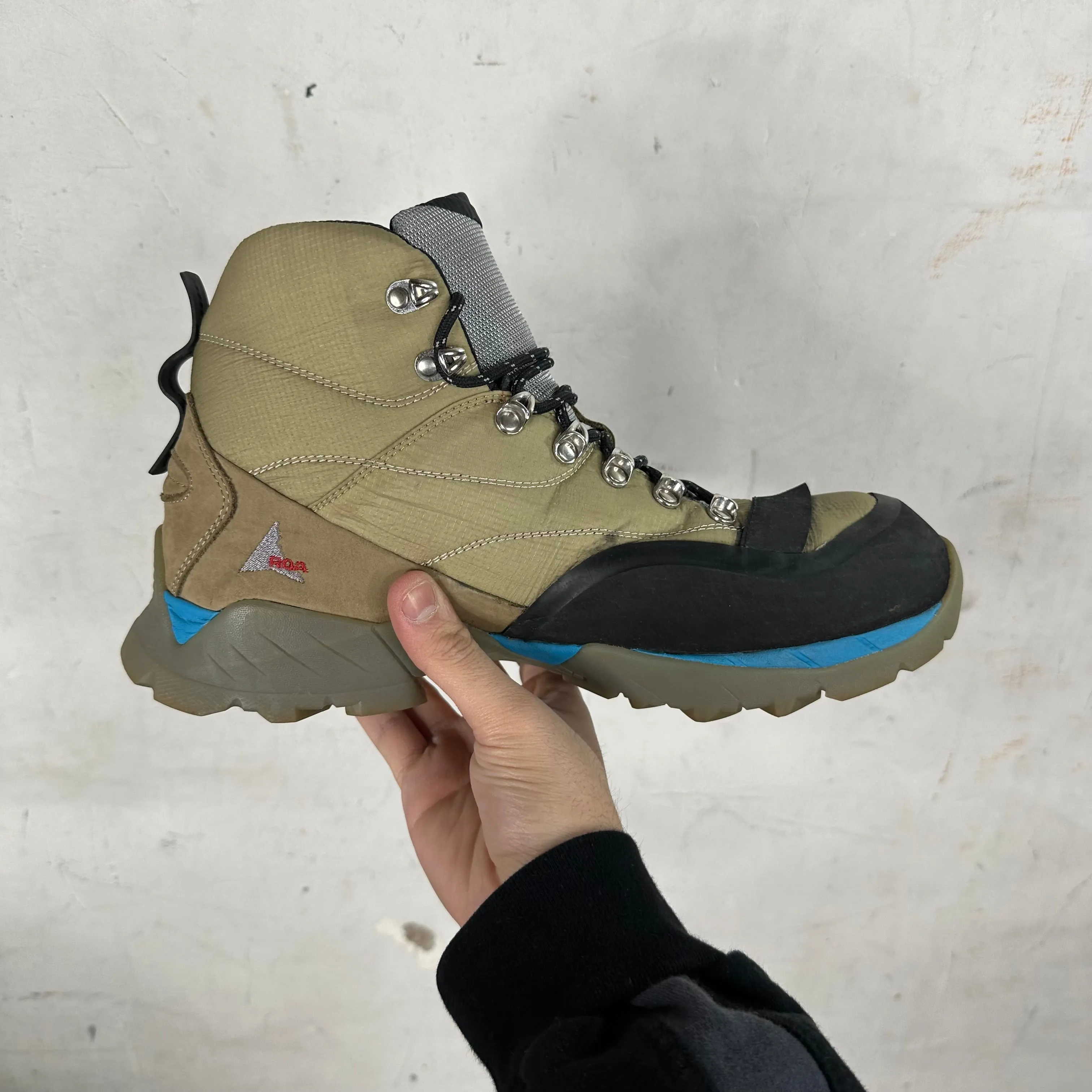 ROA Olive Nylon Hiking Boots